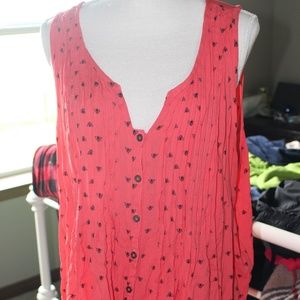 Torrid Pink Tank with Bees